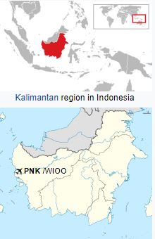 Supadio International Airport Location