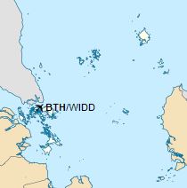 Hang Nadim International Airport Location
