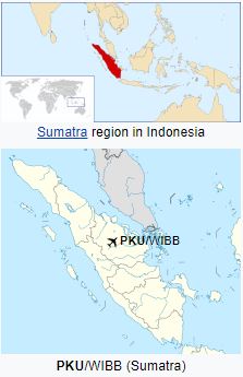 Sultan Syarif Kasim II International Airport Location